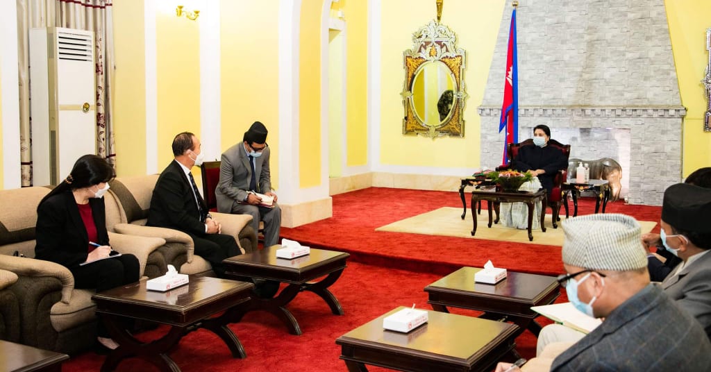 राष्ट्रपतिसमक्ष बिमस्टेक महासचिवको शिष्टाचार भेट